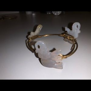 Bourbon and Bowties Bracelet with Elephant Stone